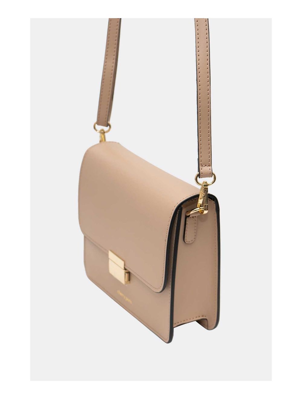 Tom&eva Sac Besace Croûte Cuir De Vachette Lisse 4074B MILENA-Sable