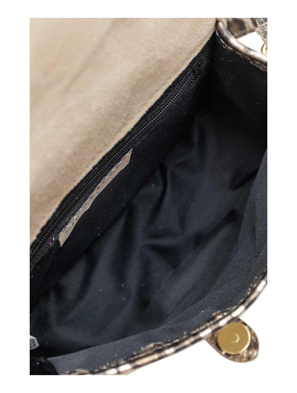 tom&eva Sac Besace Porté Croisé En Croûte Cuir Vachette 4163 MEISSA SUEDE-Beige