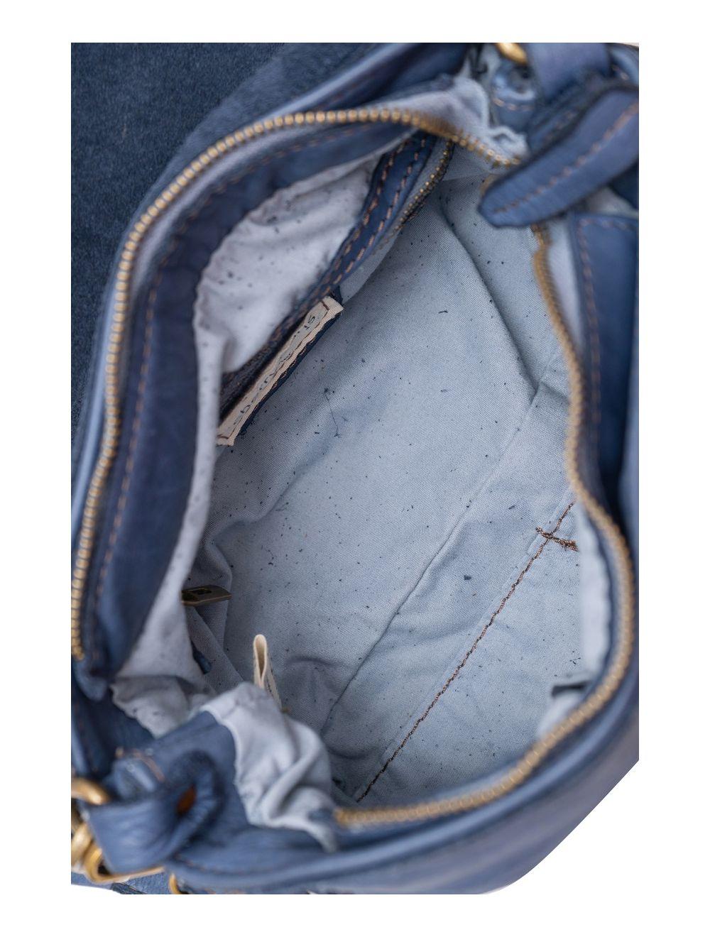 tom&eva Sac Besace Porté Croisé et épaule En Cuir Vachette Tressé MIRA 4114-Jean