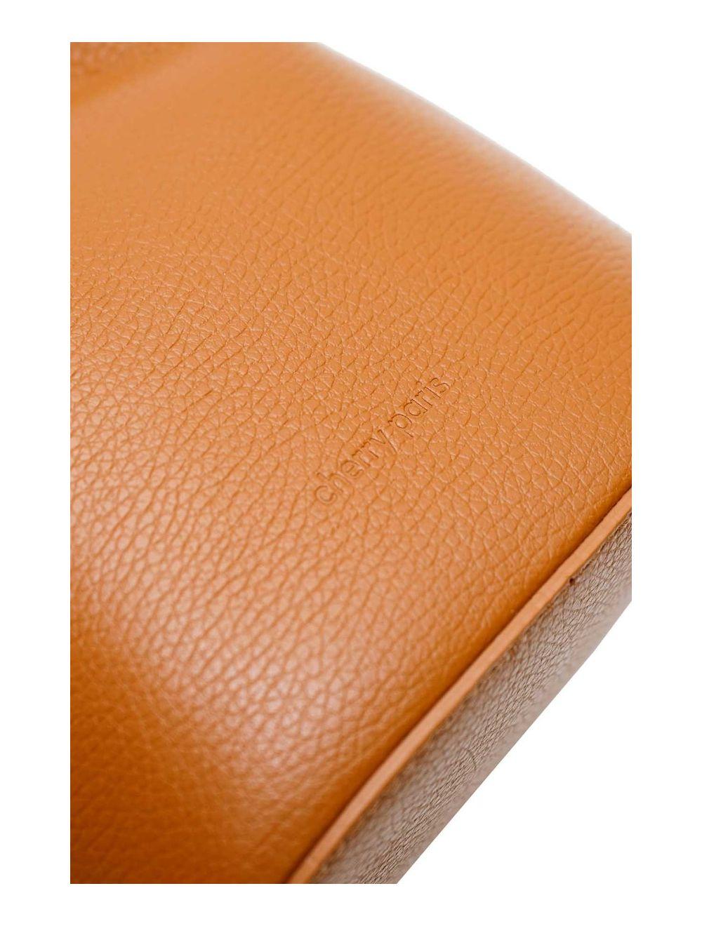 Tom&eva Sac Bourse En Cuir De Vachette Grainée LILWENN 4090-Cognac