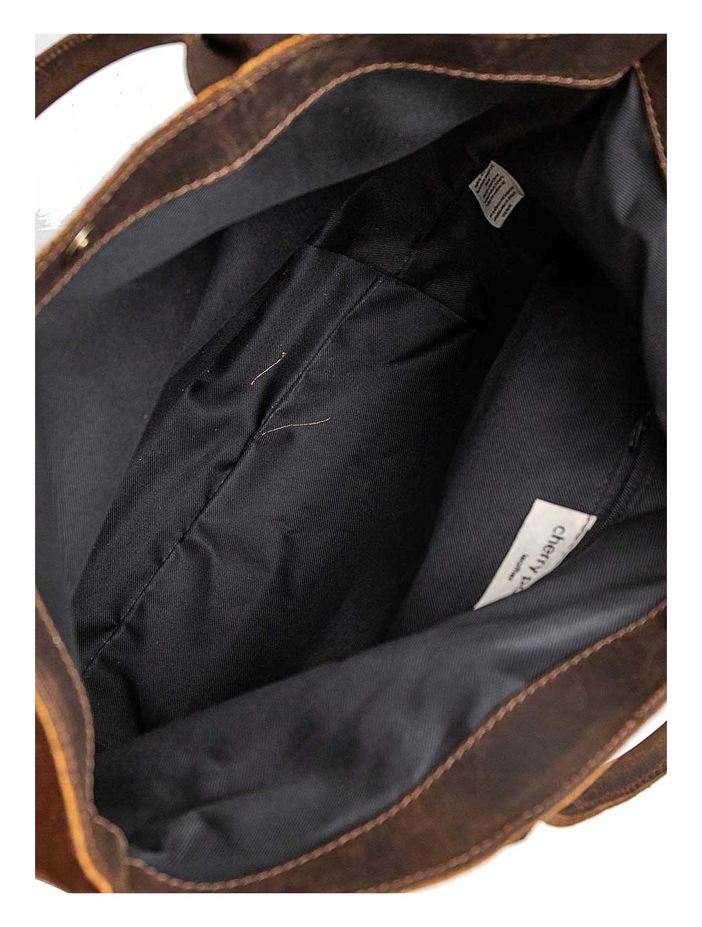 Tom&eva Sac Cabas Croûte Cuir Vachette Métallisé Bicolore-CORALIE 4041-BRONZE