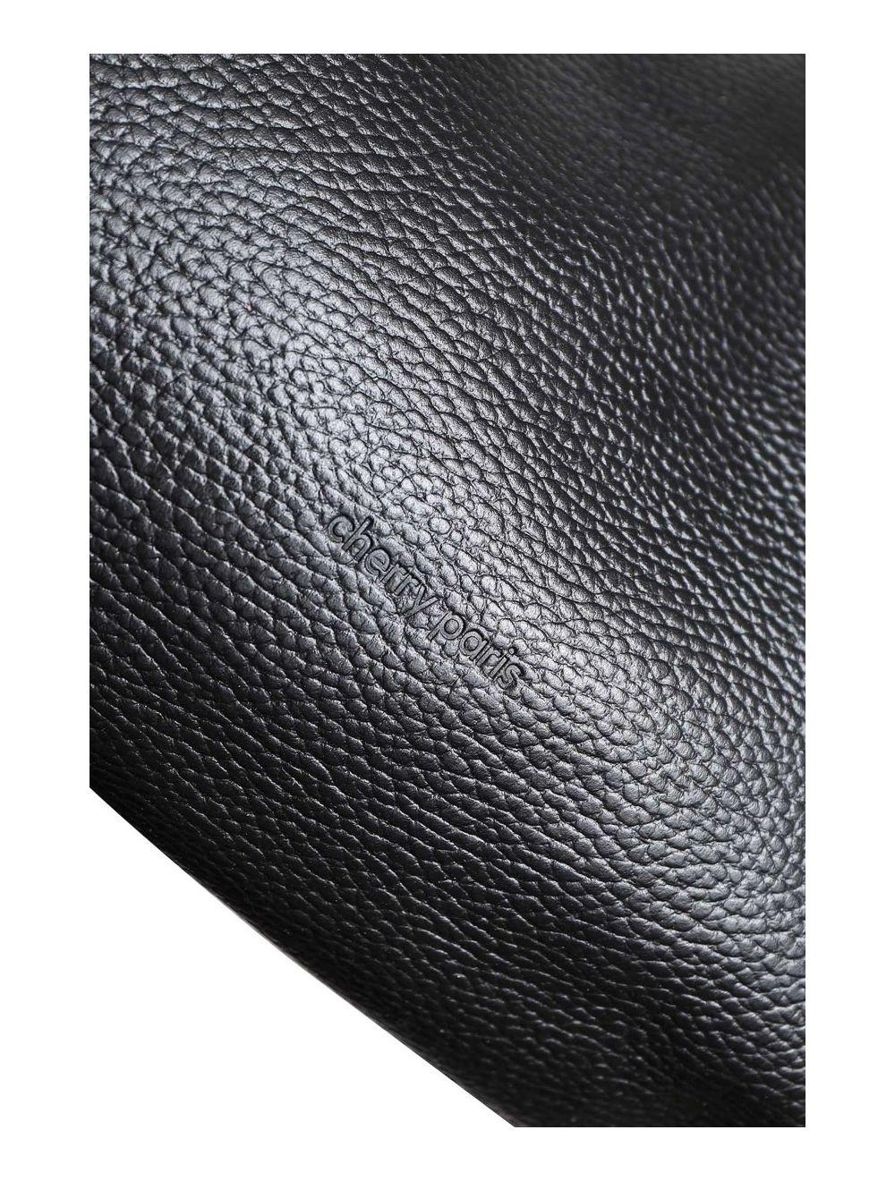 Tom&eva Sac Cabas Cuir De Vachette Grainé 4162 MICHELLE-Noir