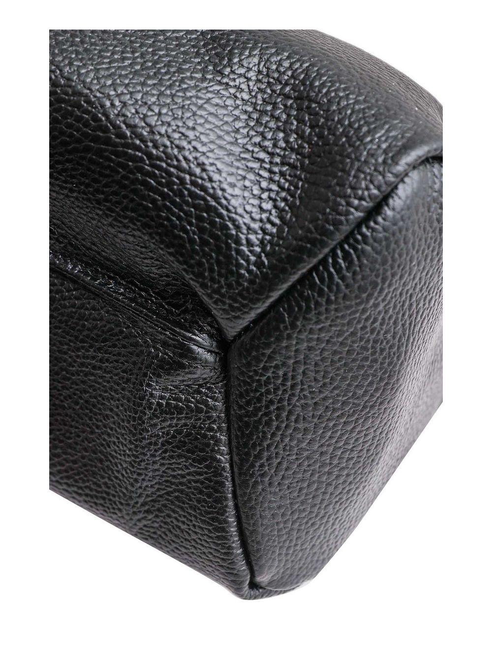 Tom&eva Sac Cabas Cuir De Vachette Grainé 4162 MICHELLE-Noir