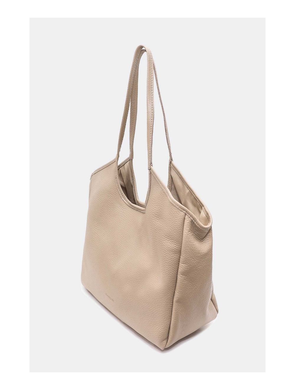 Tom&eva Sac Cabas Cuir De Vachette Grainé 4162 MICHELLE-Taupe