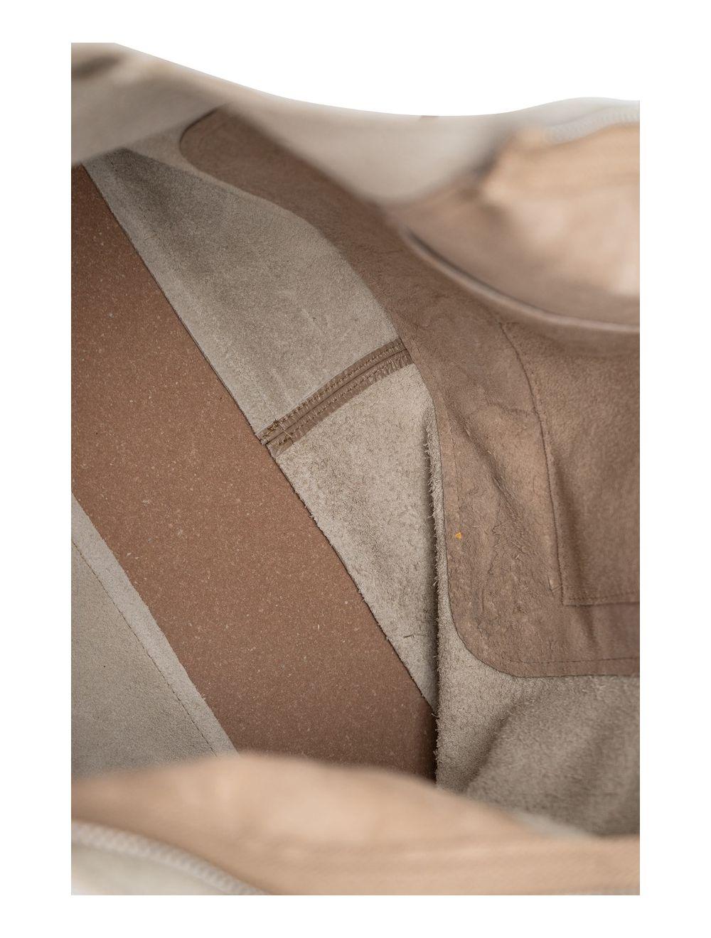 tom&eva Sac Cabas En Cuir Vachette Grainé CELESTINE 4093-Taupe