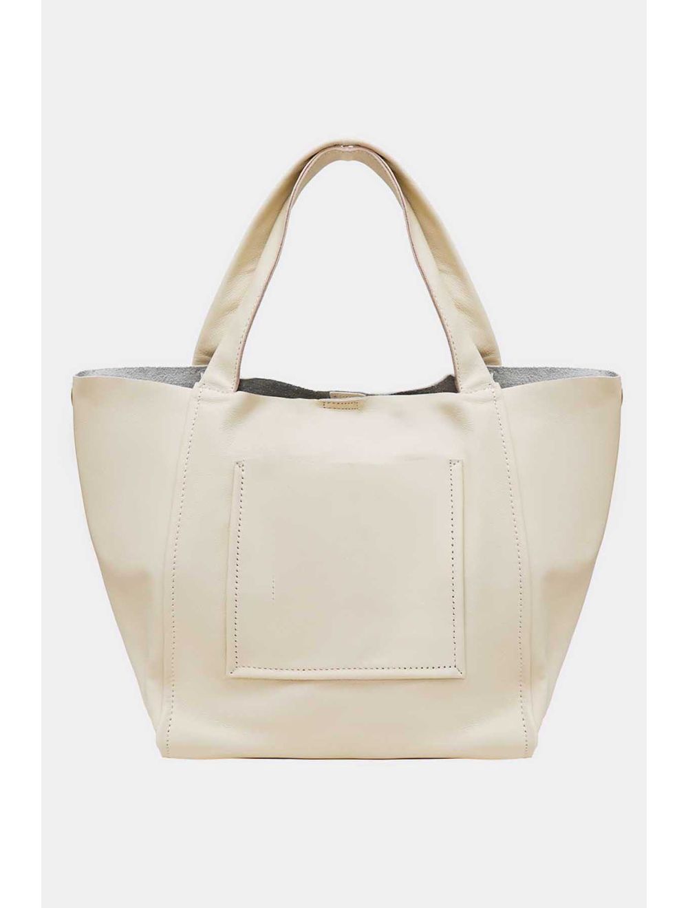 Tom&eva Sac Cabas En Cuir Vachette Sauvage 4101 KAHINA-Beige