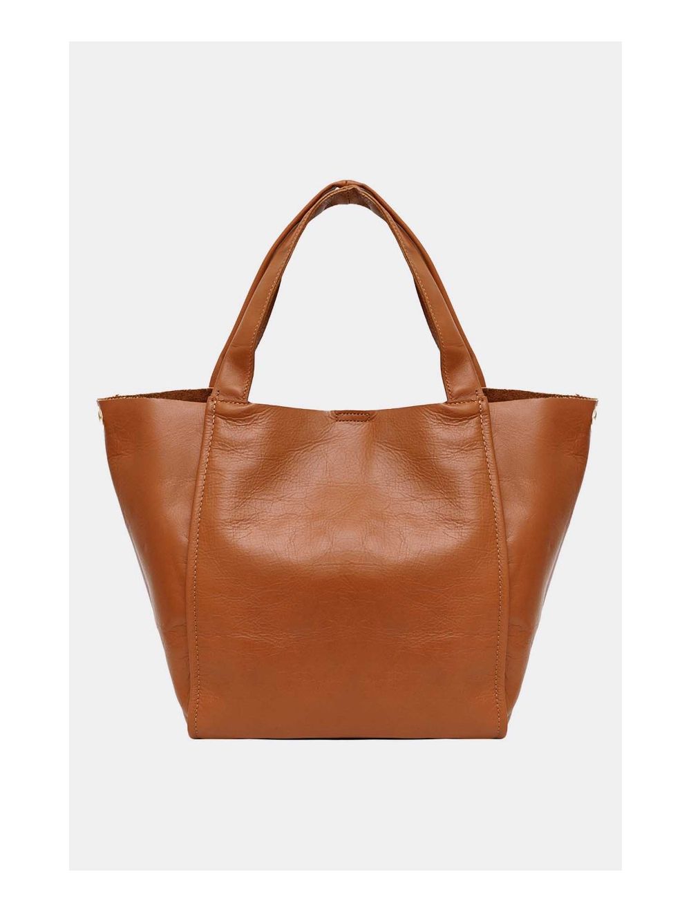 Tom&eva Sac Cabas En Cuir Vachette Sauvage 4101 KAHINA-Camel