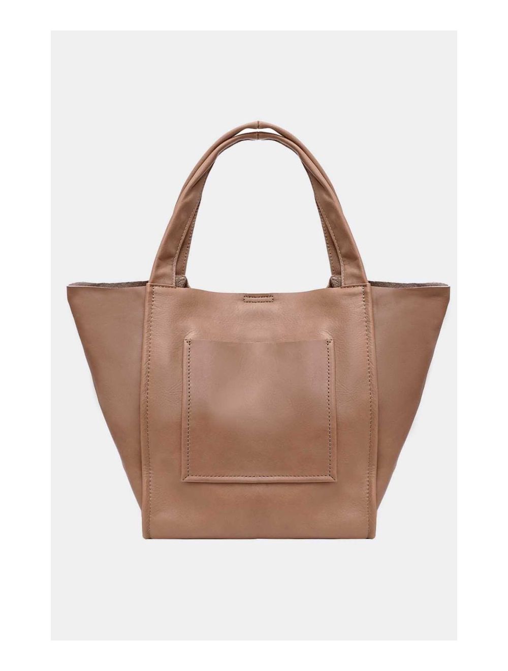 Tom&eva Sac Cabas En Cuir Vachette Sauvage 4101 KAHINA-Taupe