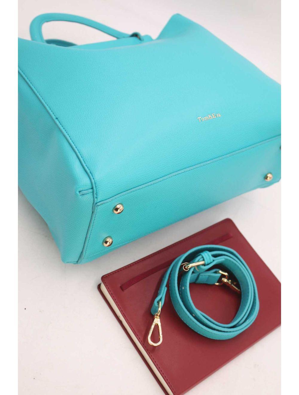 Tom&eva Sac Cabas Femmes Ordinateur Portable 13" Multifonction-6762-Bleu