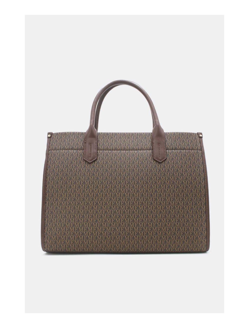 Tom&eva Sac Cabas Fourre-Tout Monogramme 24B-5872-Café