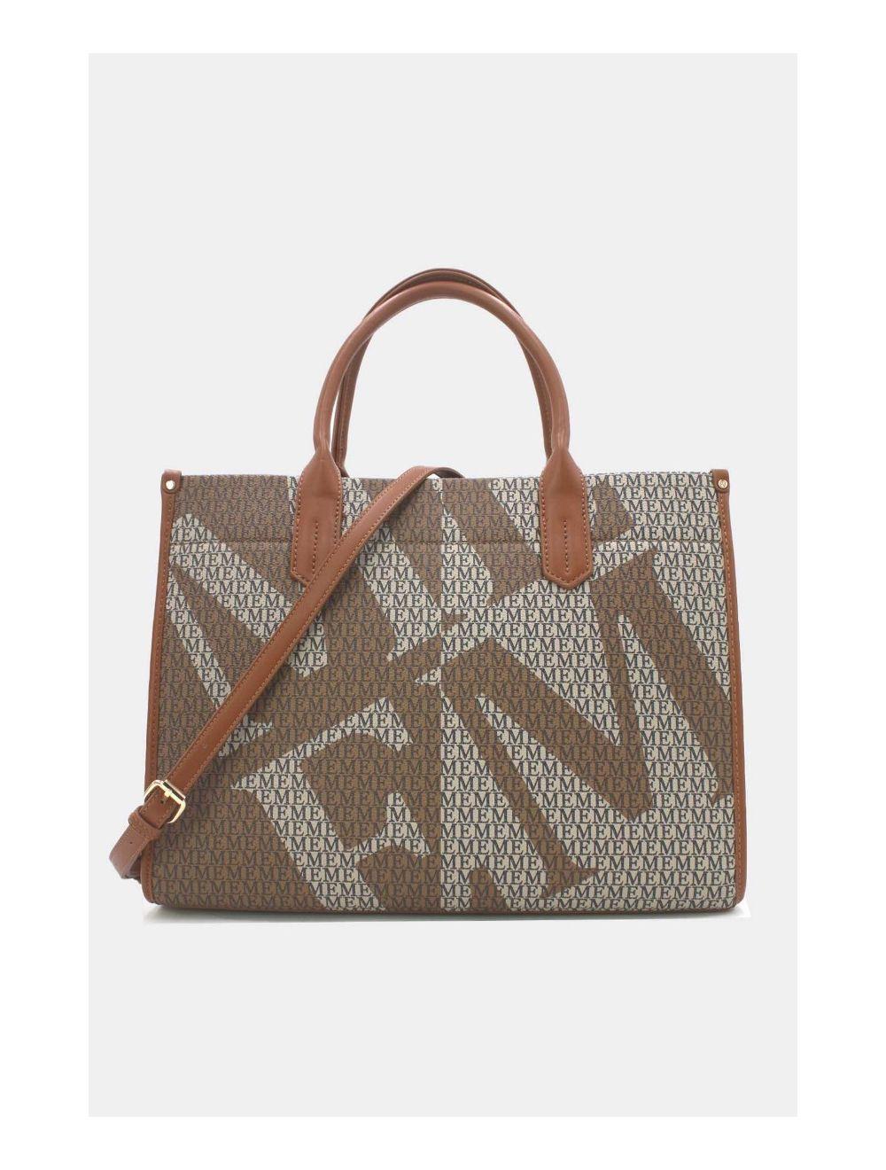 Tom&eva Sac Cabas Fourre-Tout Monogramme 24B-5872-Marron