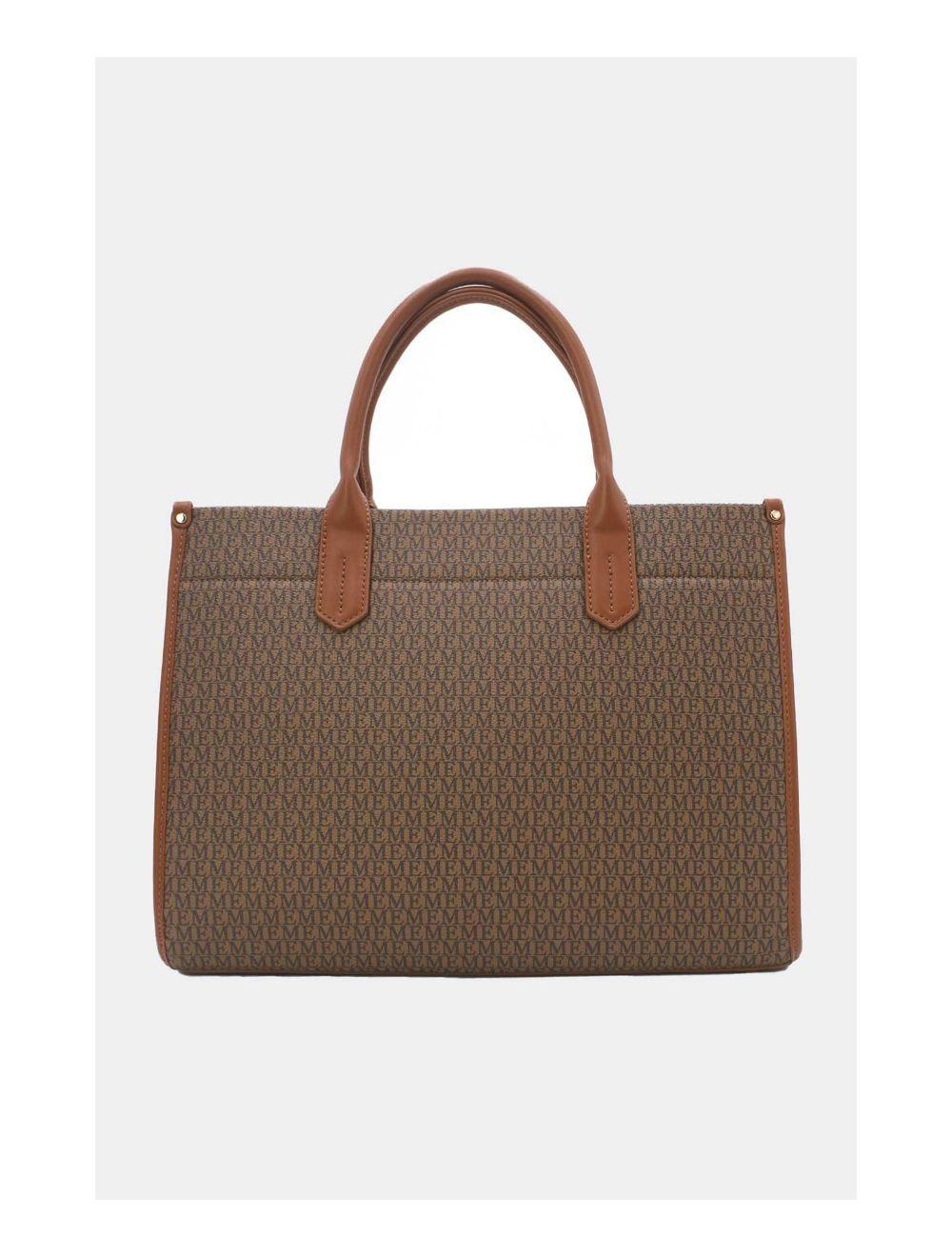 Tom&eva Sac Cabas Fourre-Tout Monogramme 24B-5872-Marron