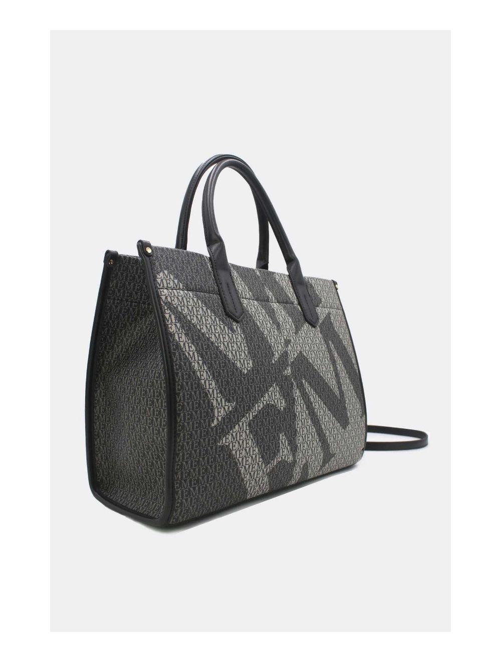 Tom&eva Sac Cabas Fourre-Tout Monogramme 24B-5872-Noir