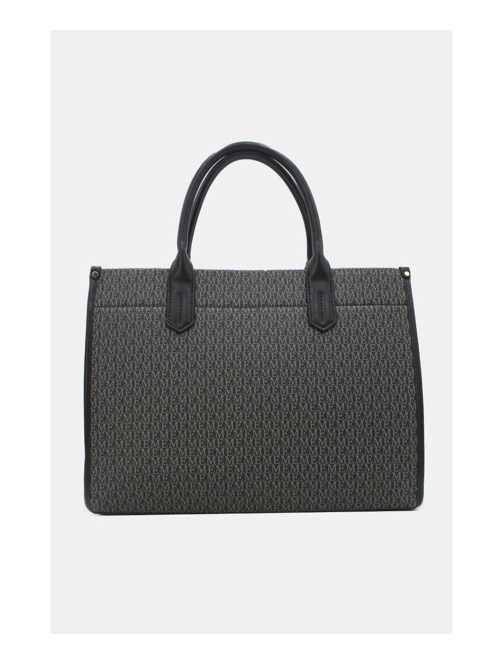 Tom&eva Sac Cabas Fourre-Tout Monogramme 24B-5872-Noir