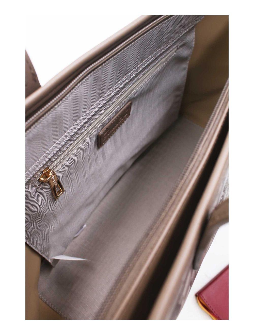 tom&eva Sac Cabas Fourre-Tout Monogramme Classique 24B-5875-Abricot