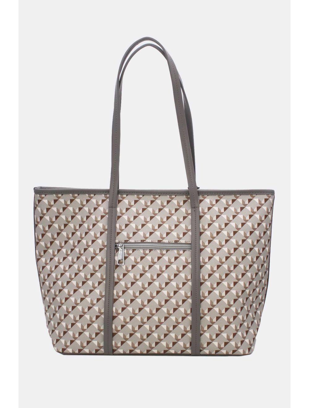 Tom&eva Sac Cabas Fourre-tout Oversize 24B-6068-Gris