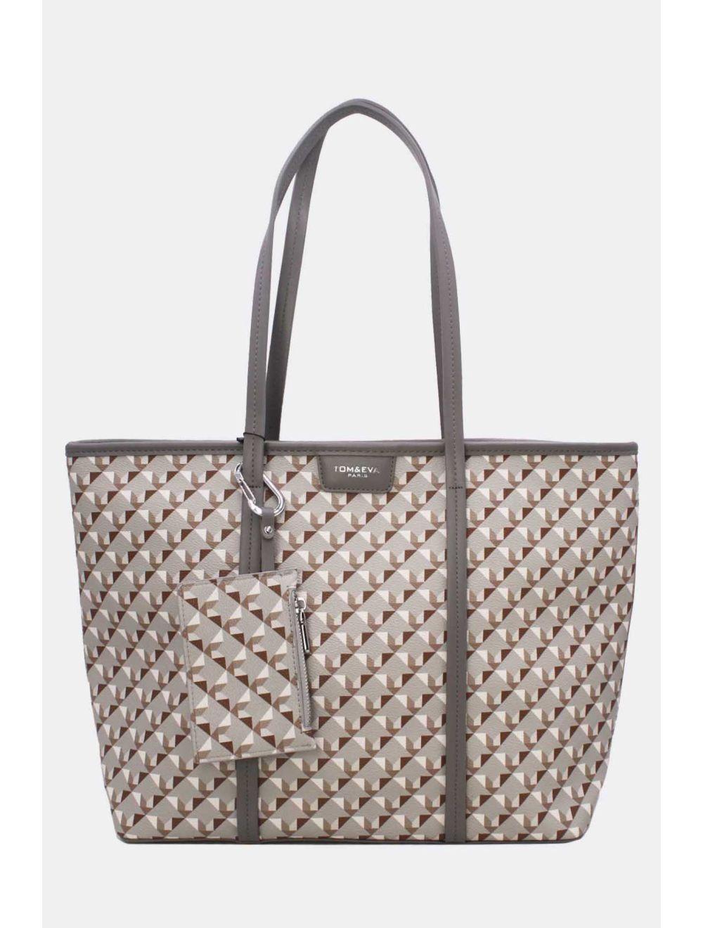 tom&eva Sac Cabas Fourre-tout Oversize 24B-6068-Gris