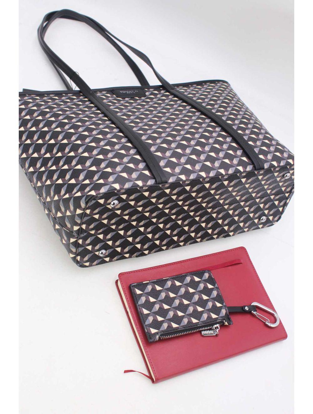 Tom&eva Sac Cabas Fourre-tout Oversize 24B-6068-Noir