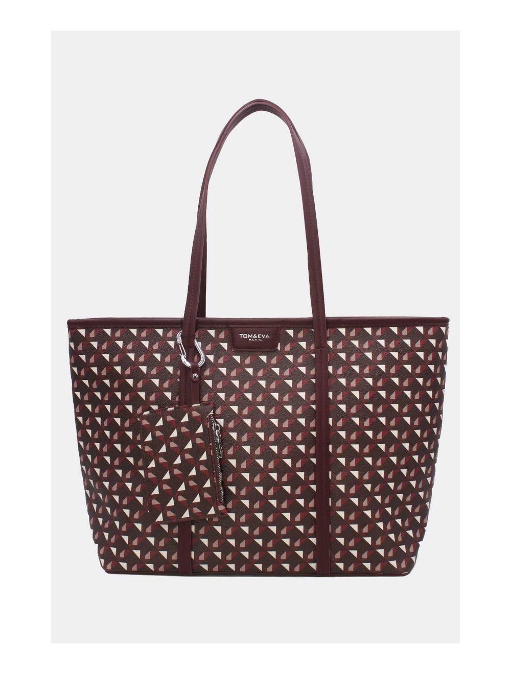 Tom&eva Sac Cabas Fourre-tout Oversize 24B-6068-Rouge