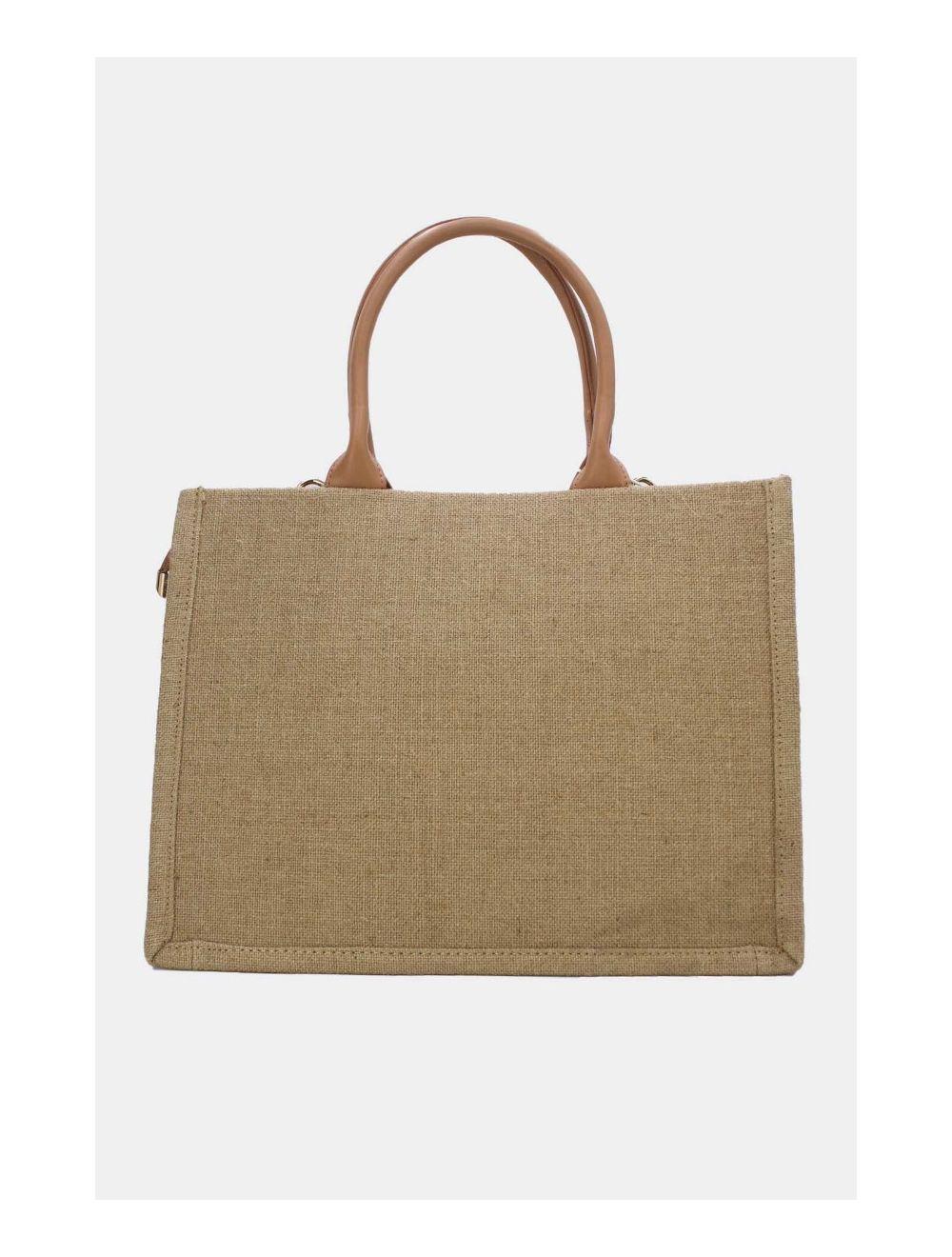 Tom&eva Sac Cabas Paillettes Et Broderie 24P-5984-Jaune