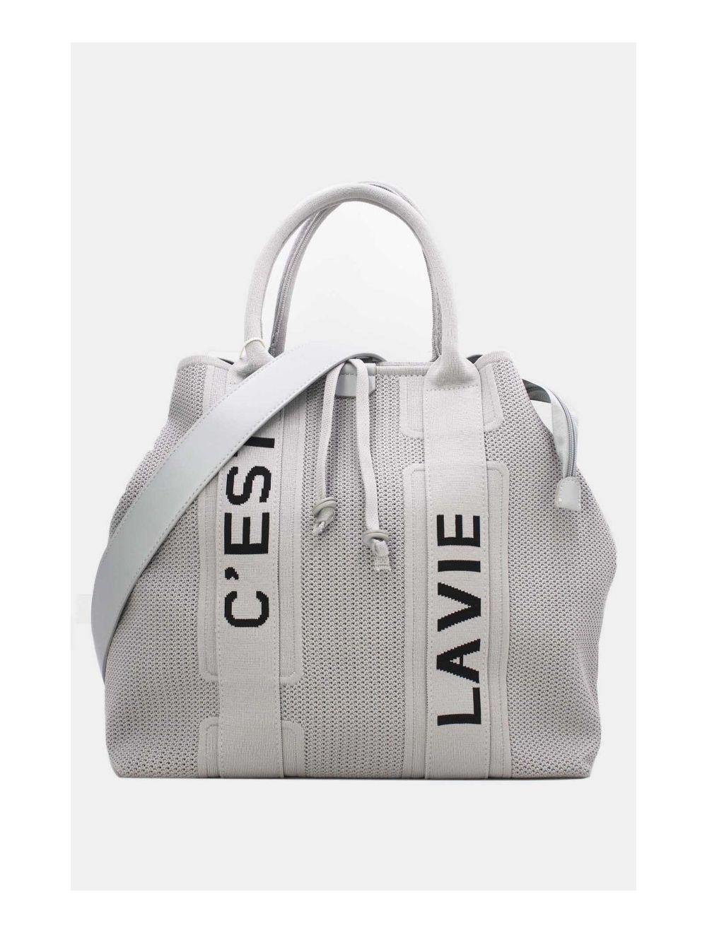 Tom&eva Sac Cabas Transformable En Maille 24B-6081-Gris