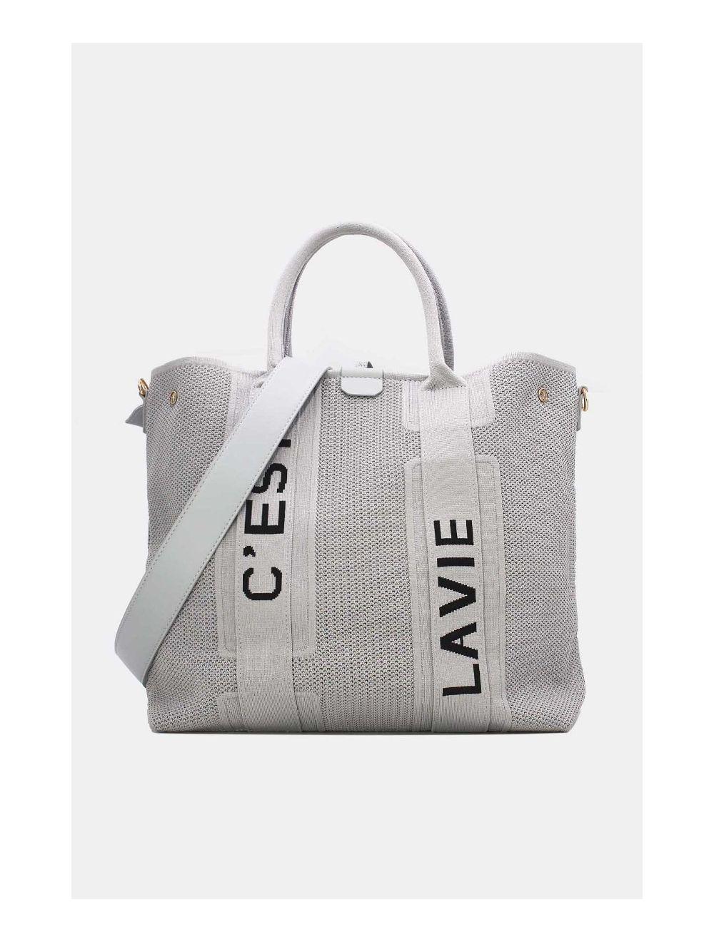 Tom&eva Sac Cabas Transformable En Maille 24B-6081-Gris