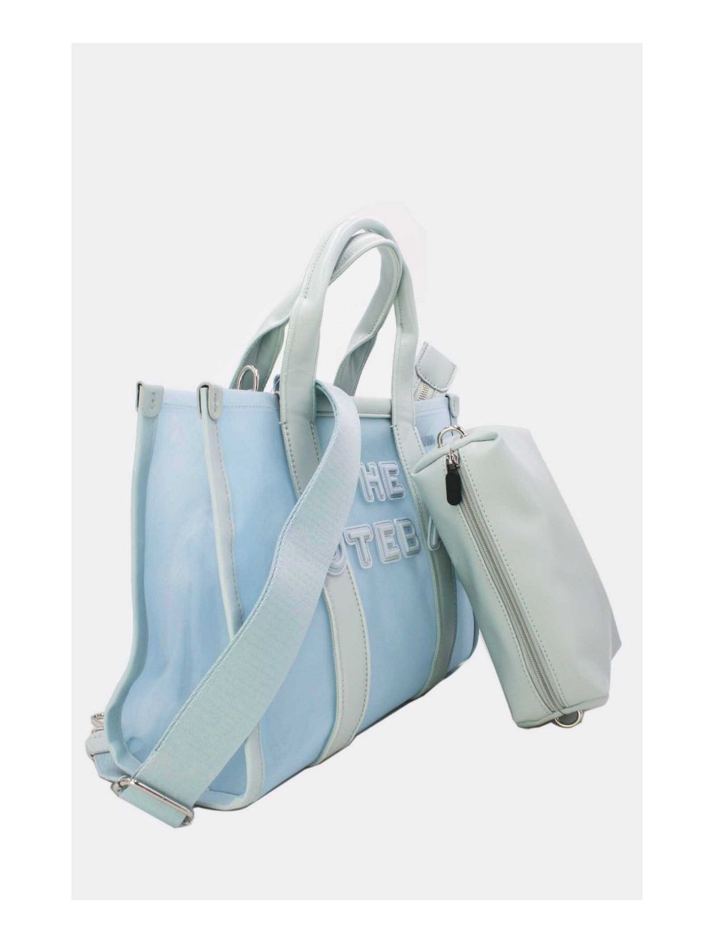 Tom&eva Sac Cabas Transparent En Filet 24B-6124-Bleu