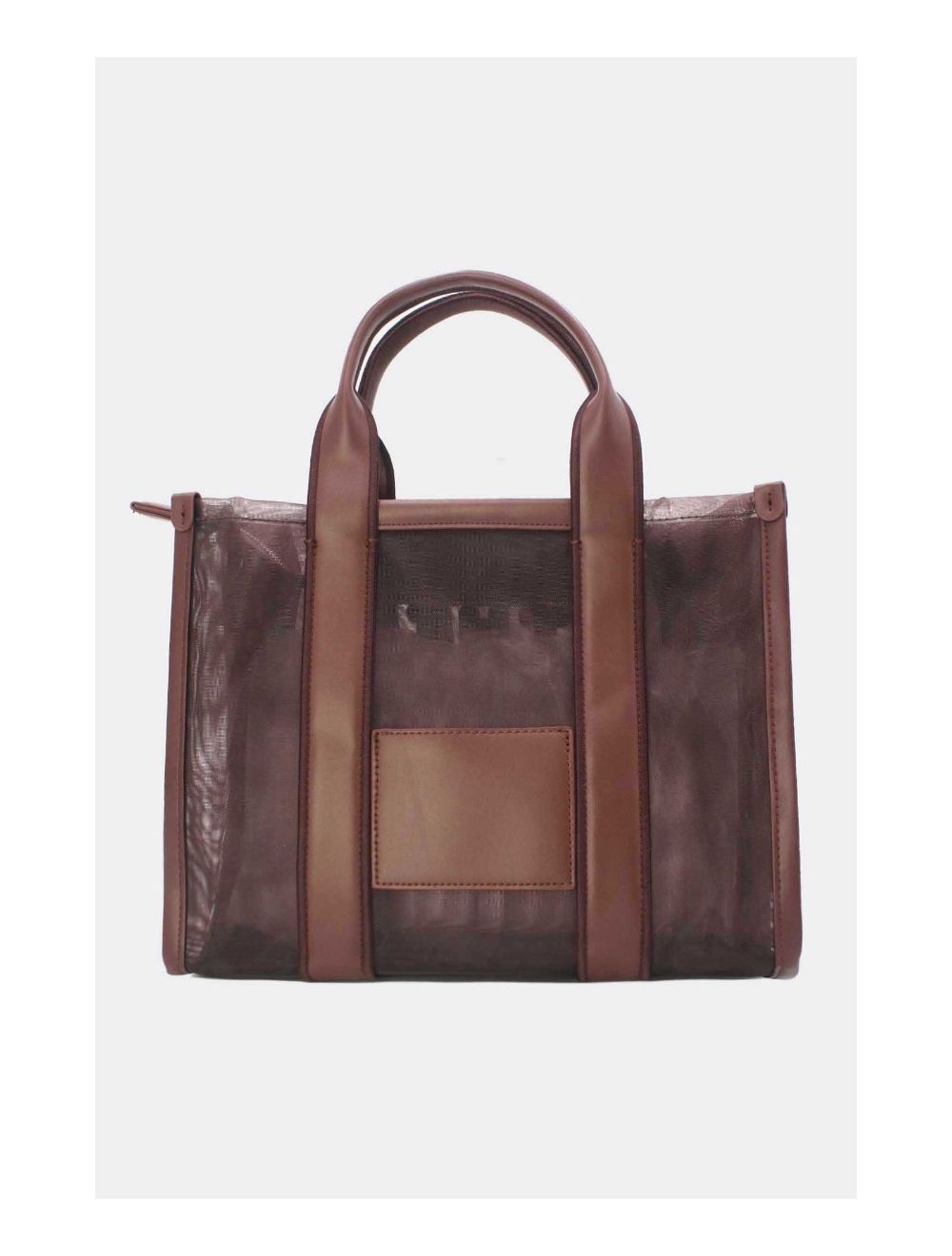 Tom&eva Sac Cabas Transparent En Filet 24B-6124-Café