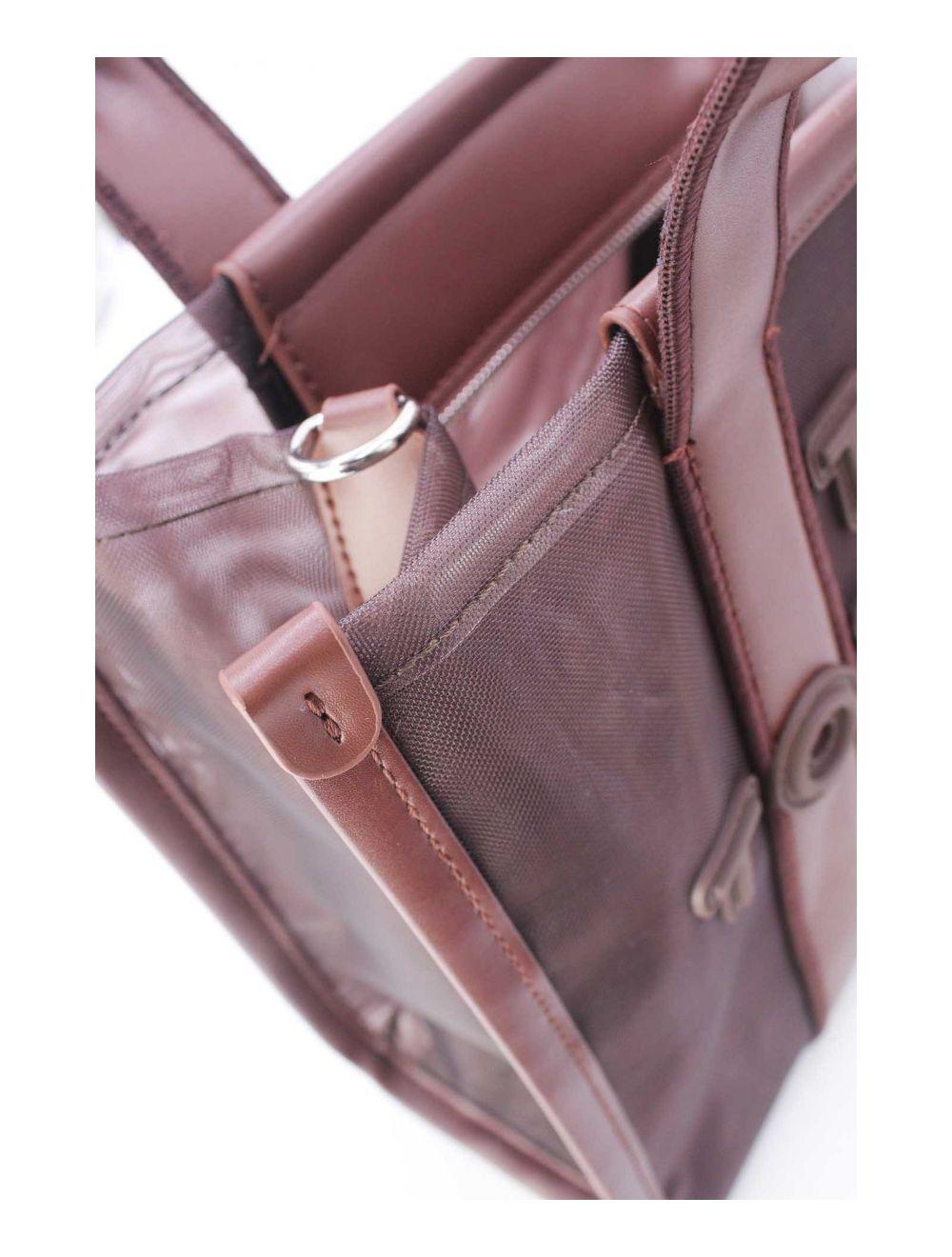 tom&eva Sac Cabas Transparent En Filet 24B-6124-Café