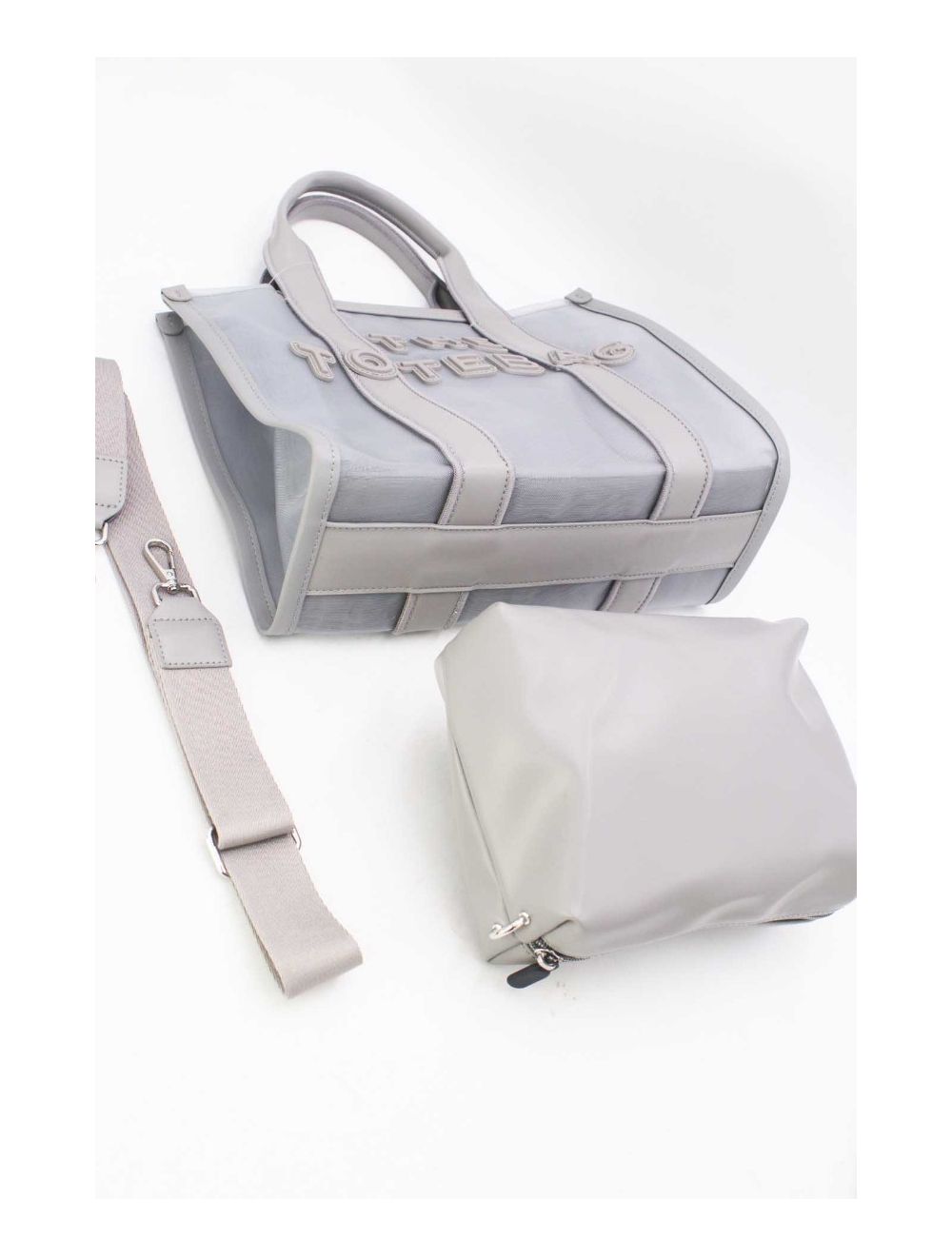 Tom&eva Sac Cabas Transparent En Filet 24B-6124-Gris