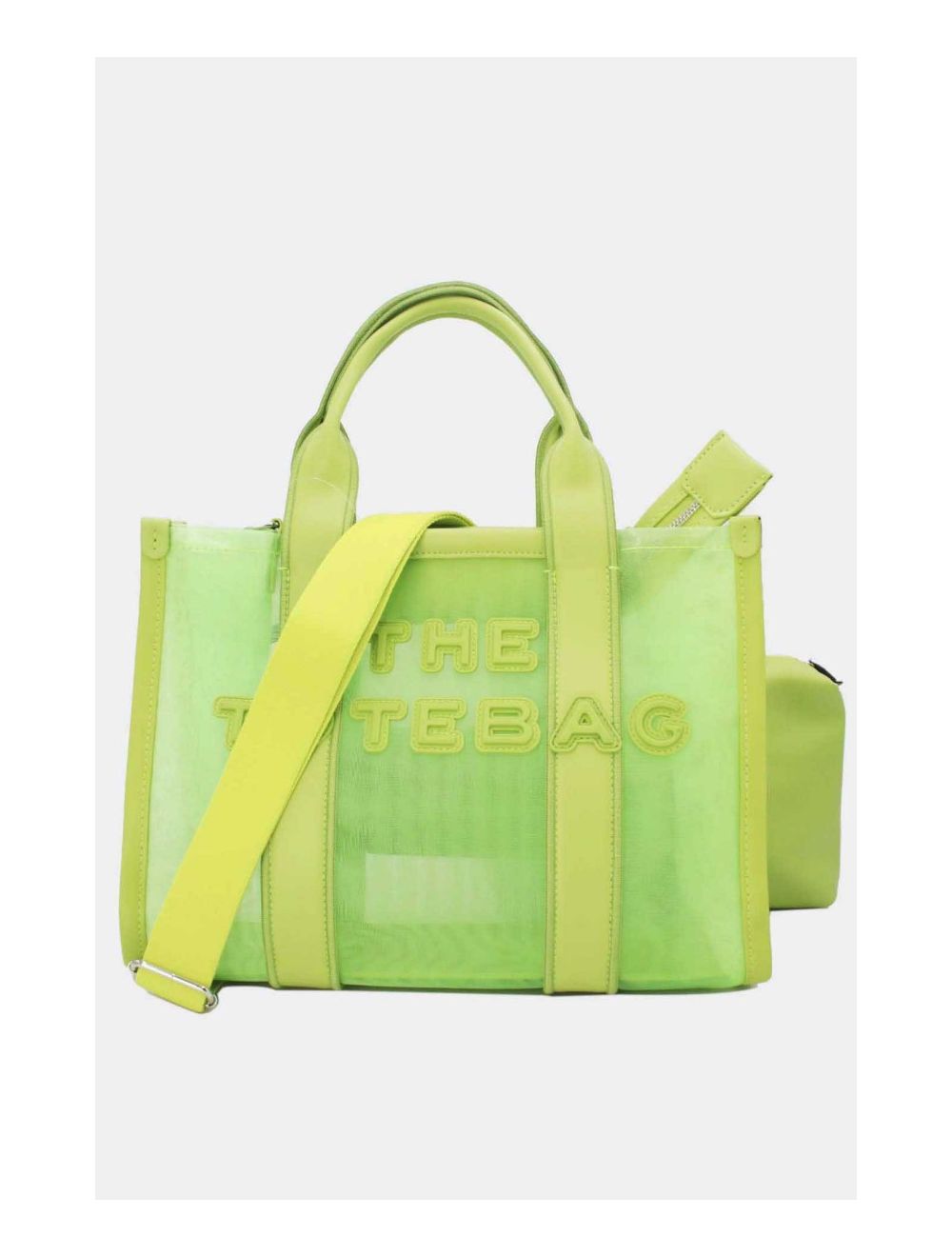 tom&eva Sac Cabas Transparent En Filet 24B-6124-Vert