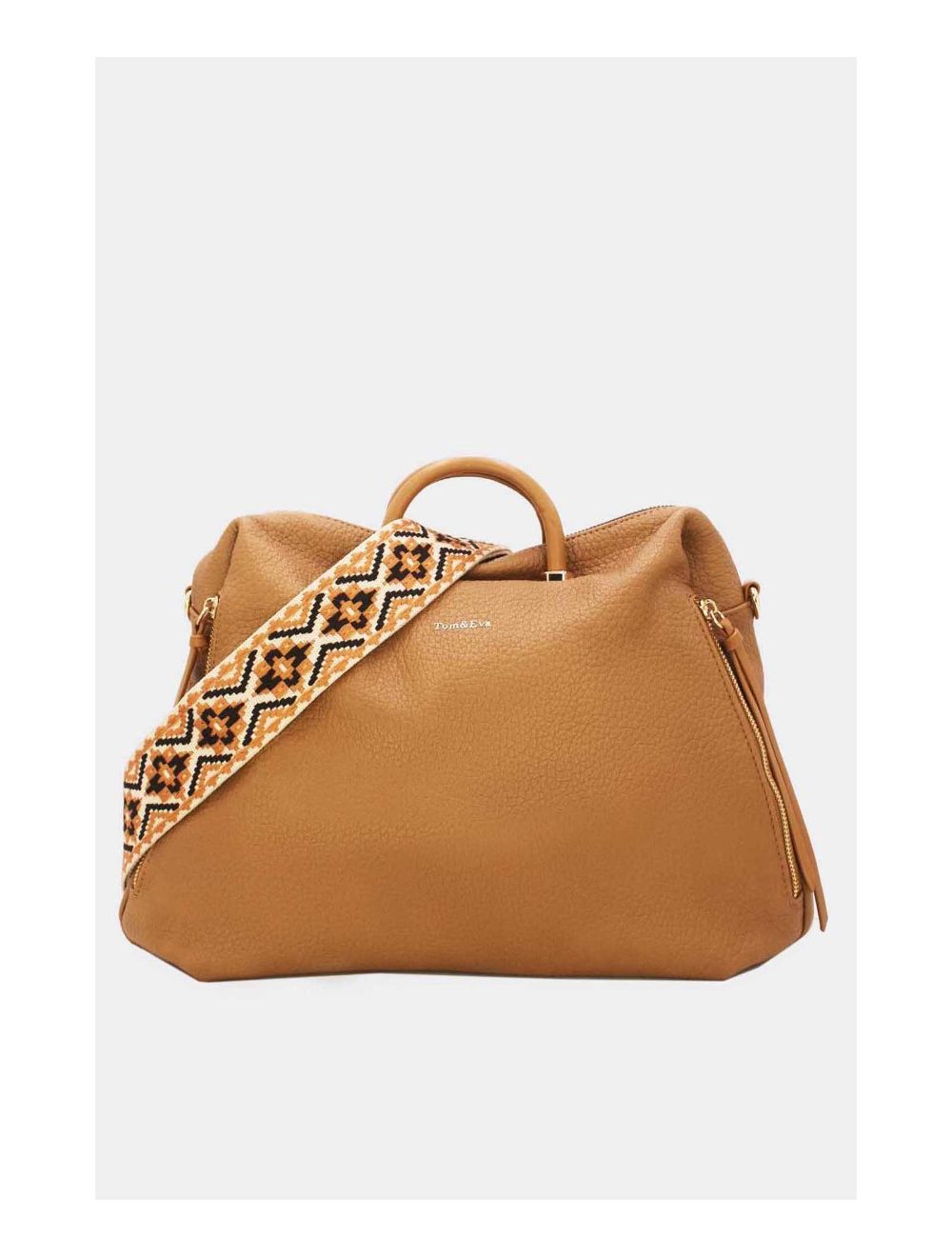 Tom&eva Sac Cabine Avion Avec Bandoulière Large 23B-5785H-Taupe