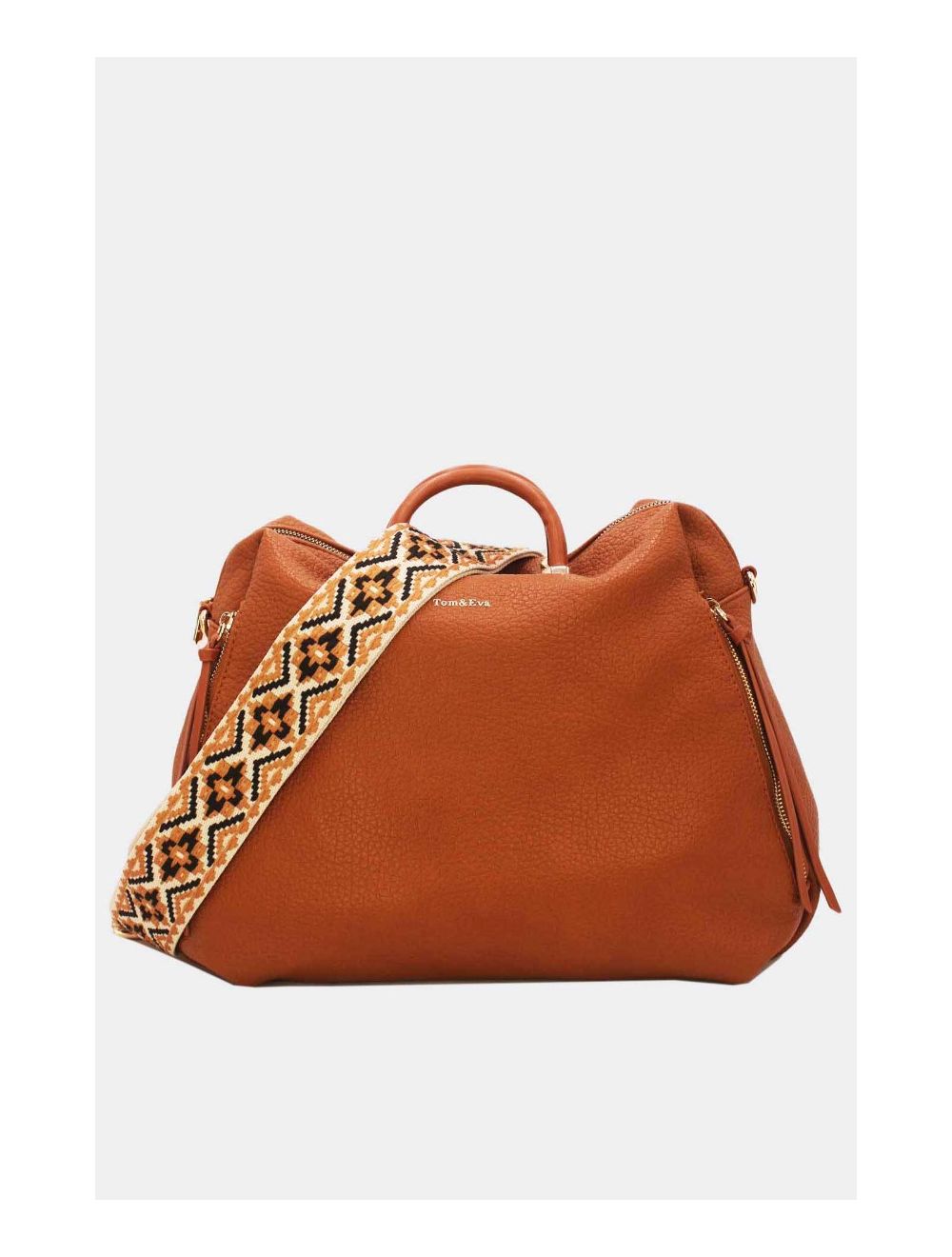 Tom&eva Sac Cabine Avion Avec Bandoulière Large 23B-5785H-Camel