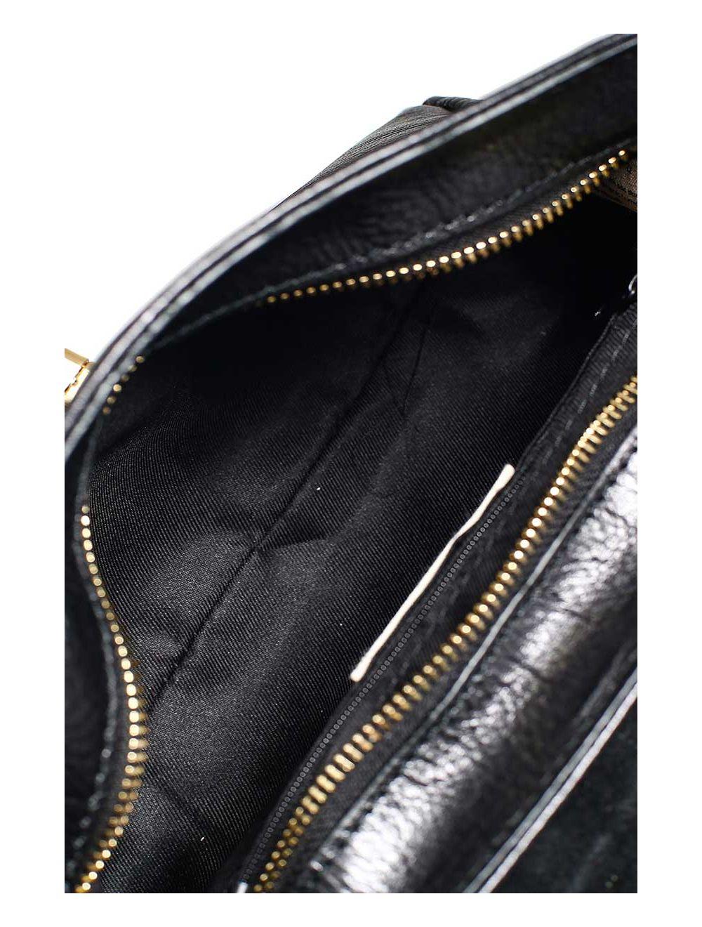 Tom&eva Sac Cartable Avec Poignée En Cuir Vachette Collet-CECILIA 4045-NOIR