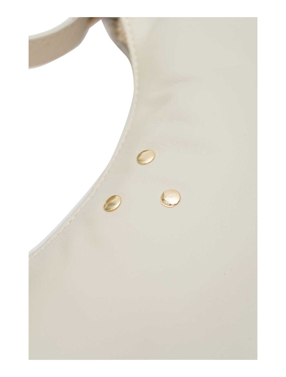 Tom&eva Sac Demi-lune Porté Crossé En Cuir De Vachette LAURINE 4124-Beige