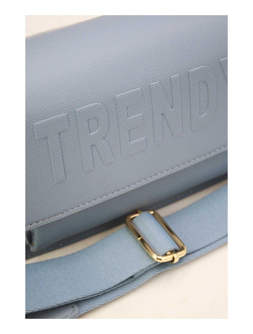 tom&eva Sac Double Porté Effet Cuir Grainé 24P-6084-Bleu