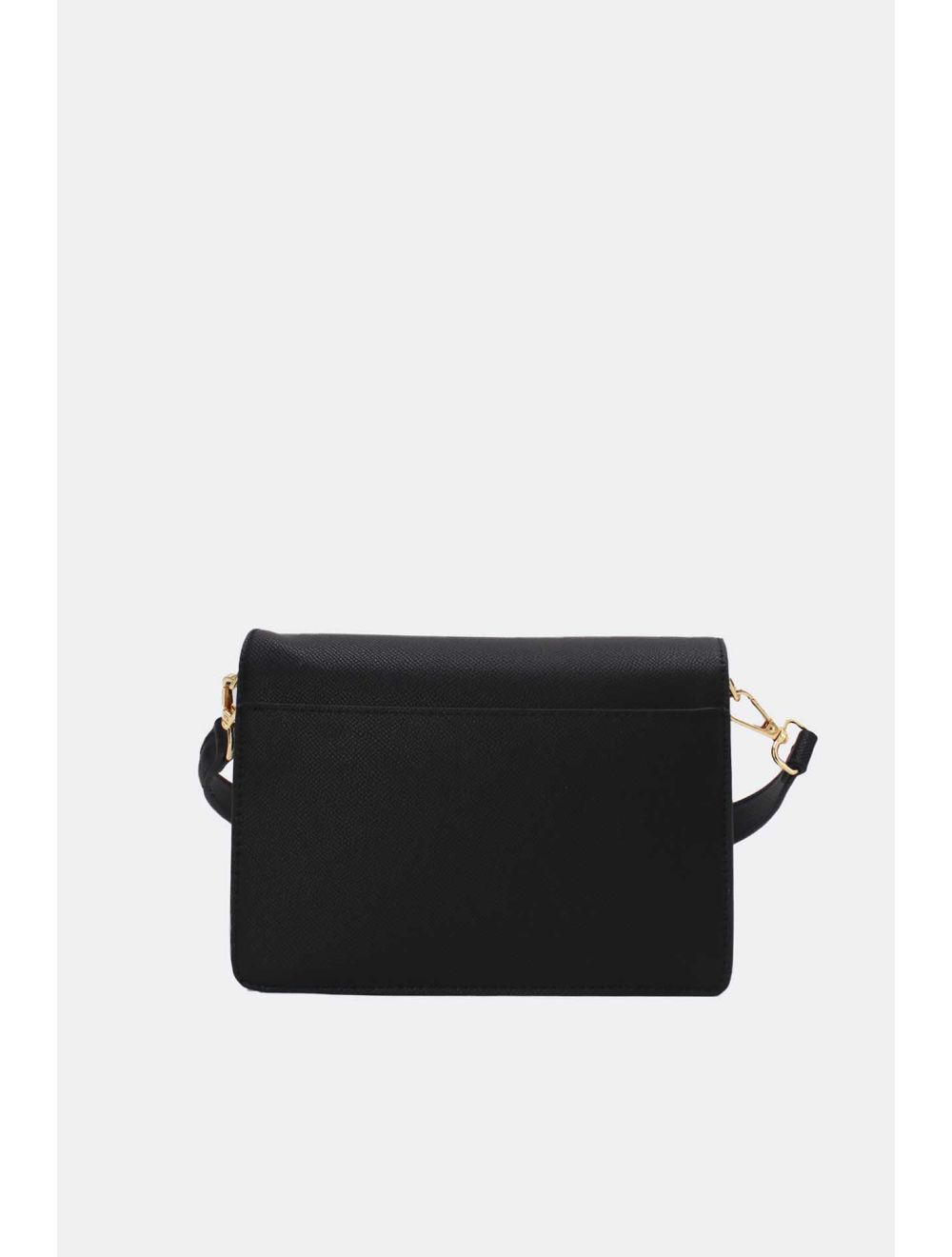 Tom&eva Sac Double Porté Effet Cuir Grainé 24P-6084-Noir