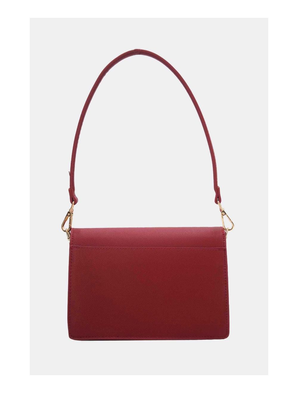 Tom&eva Sac Double Porté Effet Cuir Grainé 24P-6084-Rouge