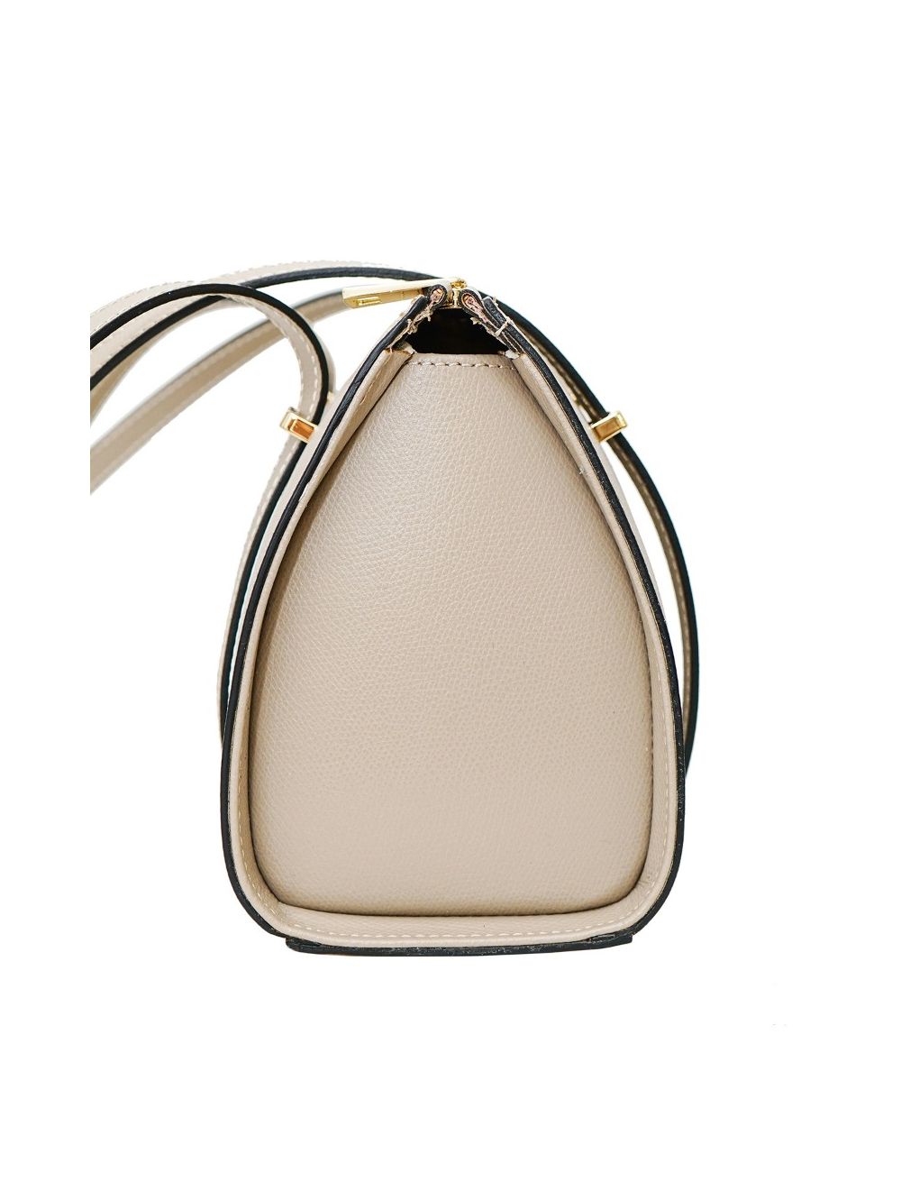 Tom&eva Sac Forme Bowling Porté épaule En Croûte De Cuir Vachette NIAME 4098-Taupe