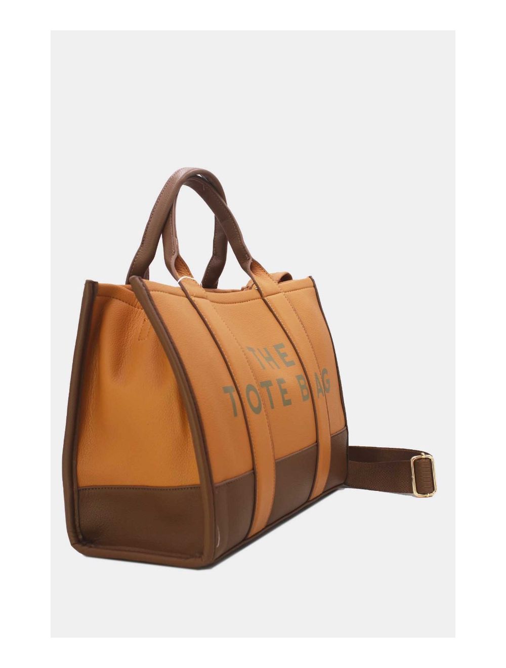 Tom&eva Sac Fourre-Tout Effet Cuir Grainé 24B-5947-Brown/Coffee