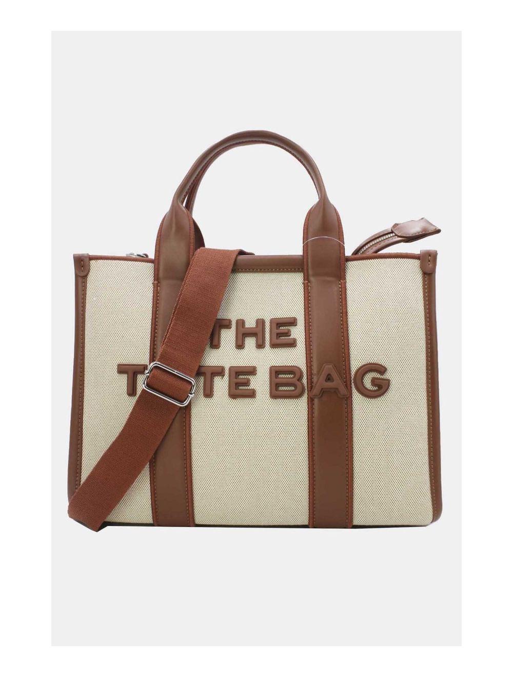 Tom&eva Sac Fourre-Tout En Tissu Meilleure Vente 23B-5855-Apricot/Brown