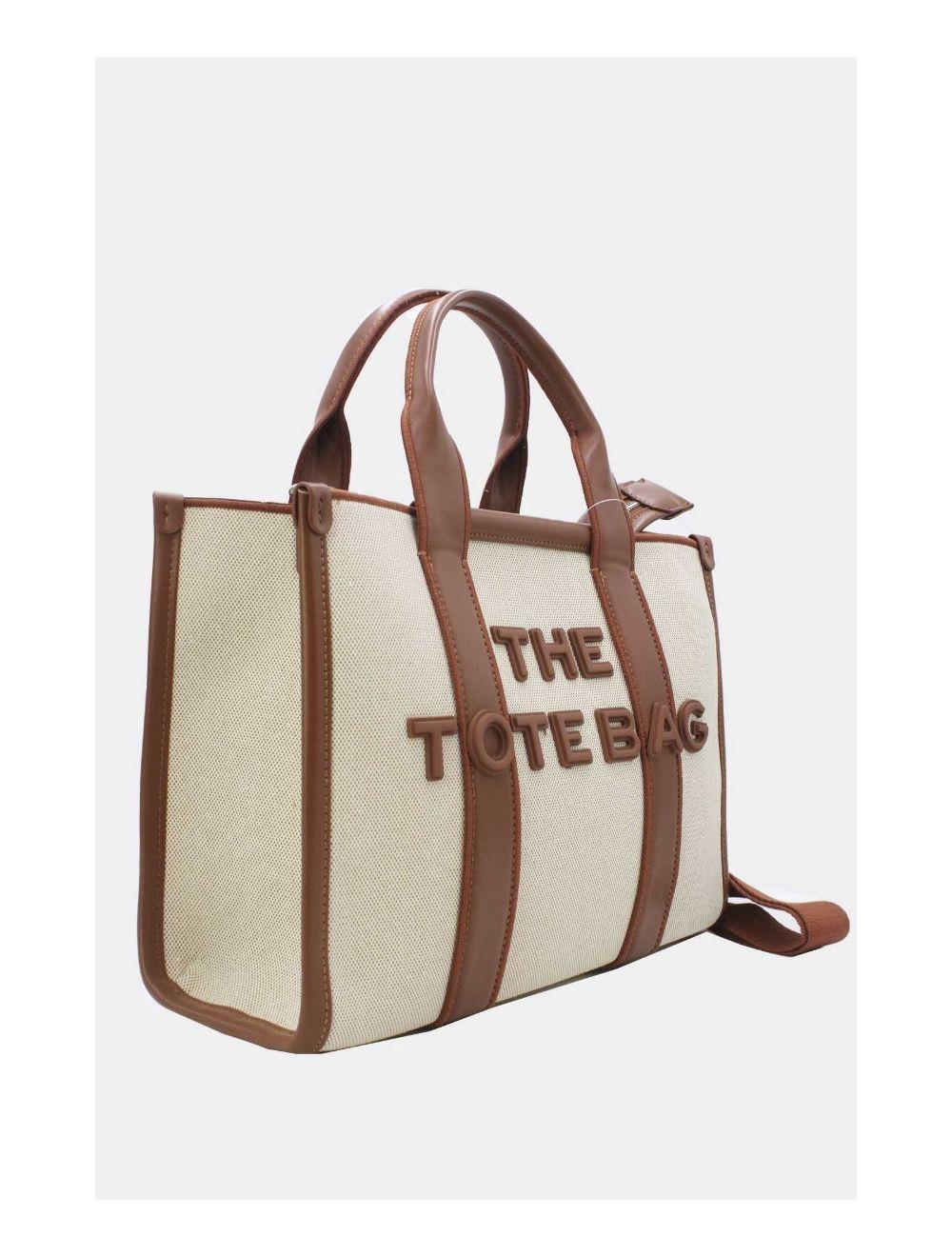 Tom&eva Sac Fourre-Tout En Tissu Meilleure Vente 23B-5855-Apricot/Brown