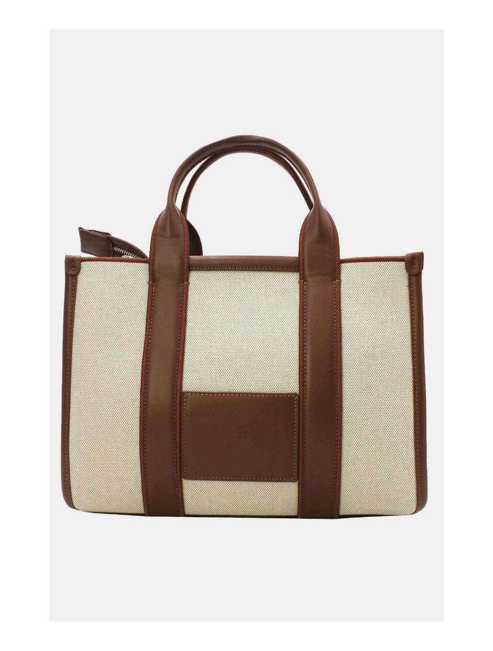 Tom&eva Sac Fourre-Tout En Tissu Meilleure Vente 23B-5855-Apricot/Brown