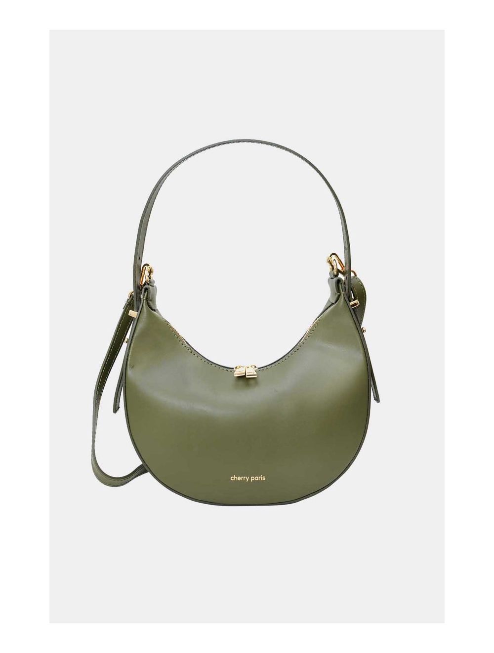 Tom&eva Sac Hobbo Porté épaule En Croûte De Cuir De Vachette ORLANE 4094-Khaki