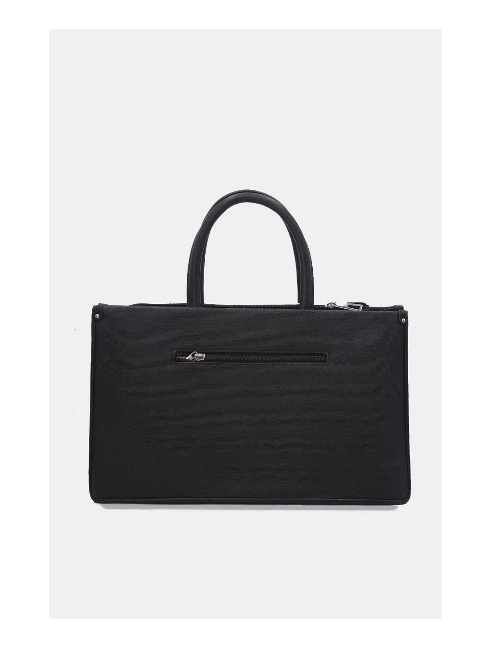 Tom&eva Sac Ordinateur Femme Bi-matière 24B-6003-Black/Black