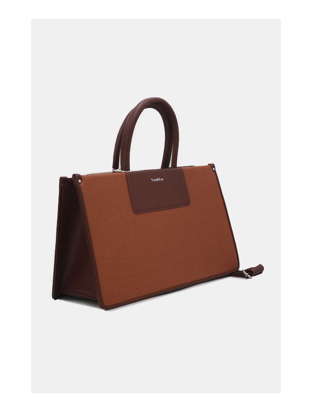 Tom&eva Sac Ordinateur Femme Bi-matière 24B-6003-Brown/Coffee