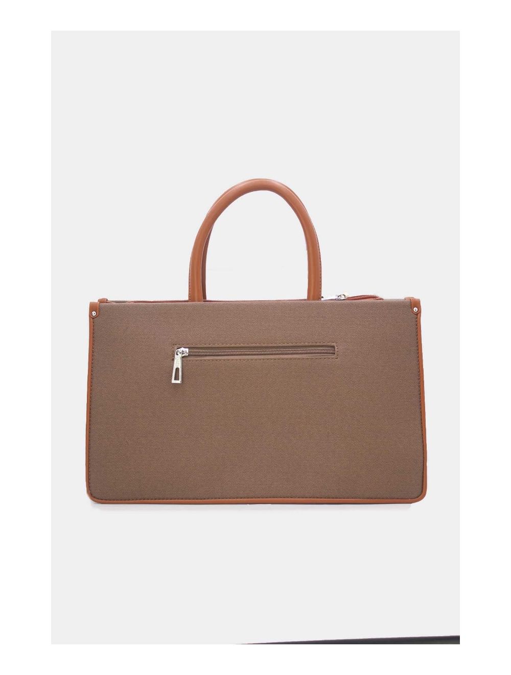 Tom&eva Sac Ordinateur Femme Bi-matière 24B-6003-Coffee/Brown