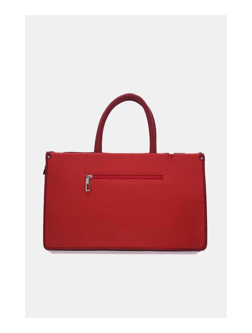 Tom&eva Sac Ordinateur Femme Bi-matière 24B-6003-Red/D.Red