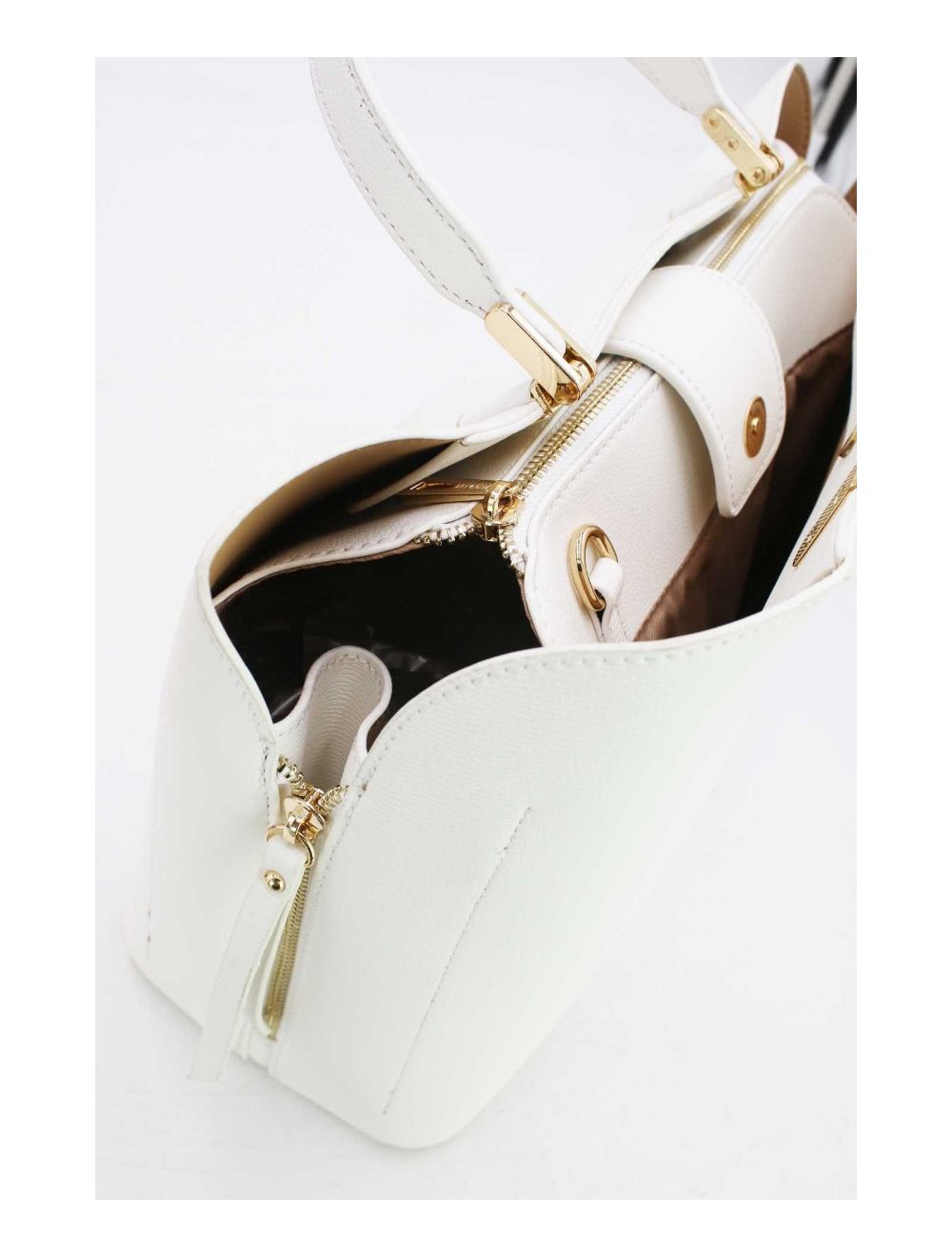 Tom&eva Sac Ordinateur Femme Chic 15 Pouces REASSORT 6705 -Blanc