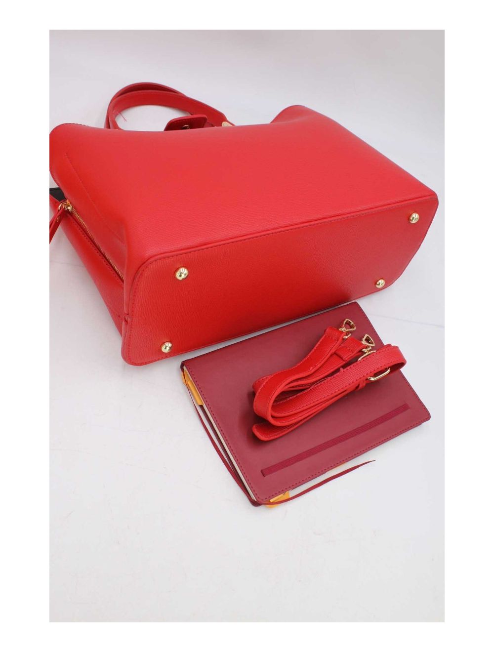 tom&eva Sac Ordinateur Femme Chic 15 pouces REASSORT 6705 -Rouge